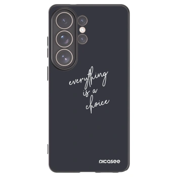 Picasee silikónový čierny obal pre Samsung Galaxy S26 Ultra - Všetko je na tebe