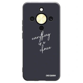 Picasee silikónový čierny obal pre Honor Magic8 Lite 5G - Všetko je na tebe
