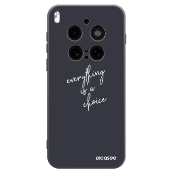 Picasee silikónový čierny obal pre Vivo X300 Pro - Všetko je na tebe