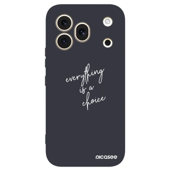Picasee silikónový čierny obal pre Honor 600 Pro - Všetko je na tebe