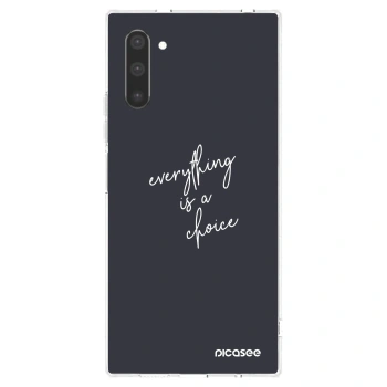 Picasee silikónový prehľadný obal pre Samsung Galaxy Note 10 N970F - Všetko je na tebe