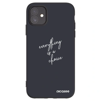Picasee silikónový čierny obal pre Apple iPhone 11 - Všetko je na tebe