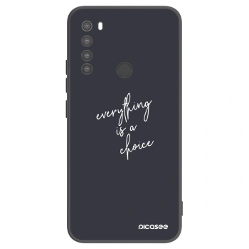 Picasee silikónový čierny obal pre Xiaomi Redmi Note 8 - Všetko je na tebe