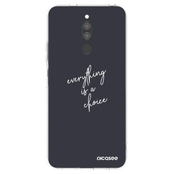 Picasee silikónový prehľadný obal pre Xiaomi Redmi 8 - Všetko je na tebe