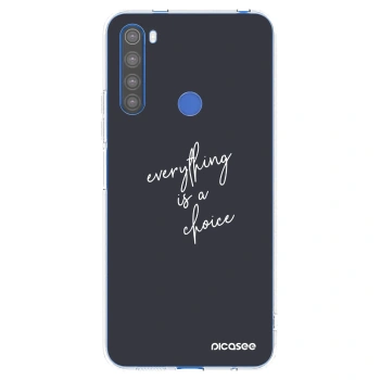 Picasee silikónový prehľadný obal pre Xiaomi Redmi Note 8T - Všetko je na tebe