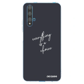 Picasee silikónový prehľadný obal pre Huawei Nova 5T - Všetko je na tebe
