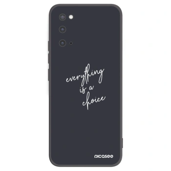 Picasee silikónový čierny obal pre Samsung Galaxy S20 G980F - Všetko je na tebe