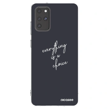 Picasee silikónový prehľadný obal pre Samsung Galaxy S20+ G985F - Všetko je na tebe