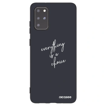 Picasee silikónový čierny obal pre Samsung Galaxy S20+ G985F - Všetko je na tebe