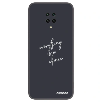 Picasee silikónový čierny obal pre Xiaomi Redmi Note 9 Pro - Všetko je na tebe