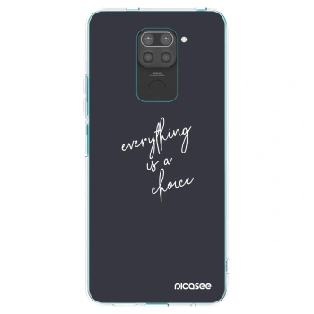 Picasee silikónový čierny obal pre Xiaomi Redmi Note 9 - Všetko je na tebe