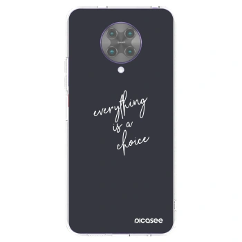 Picasee silikónový prehľadný obal pre Xiaomi Poco F2 Pro - Všetko je na tebe
