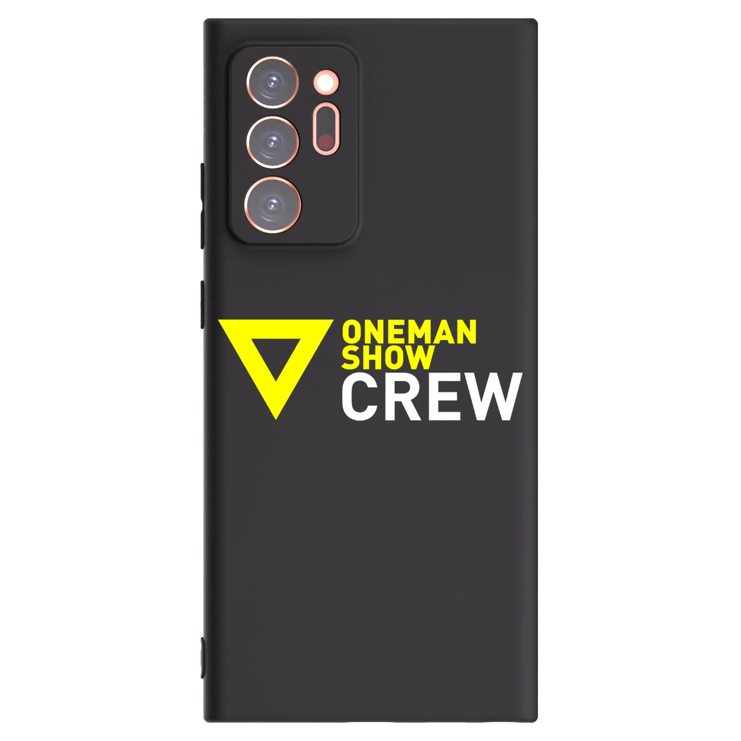 Picasee silikónový čierny obal pre Samsung Galaxy Note 20 Ultra - ONEMANSHOW CREW