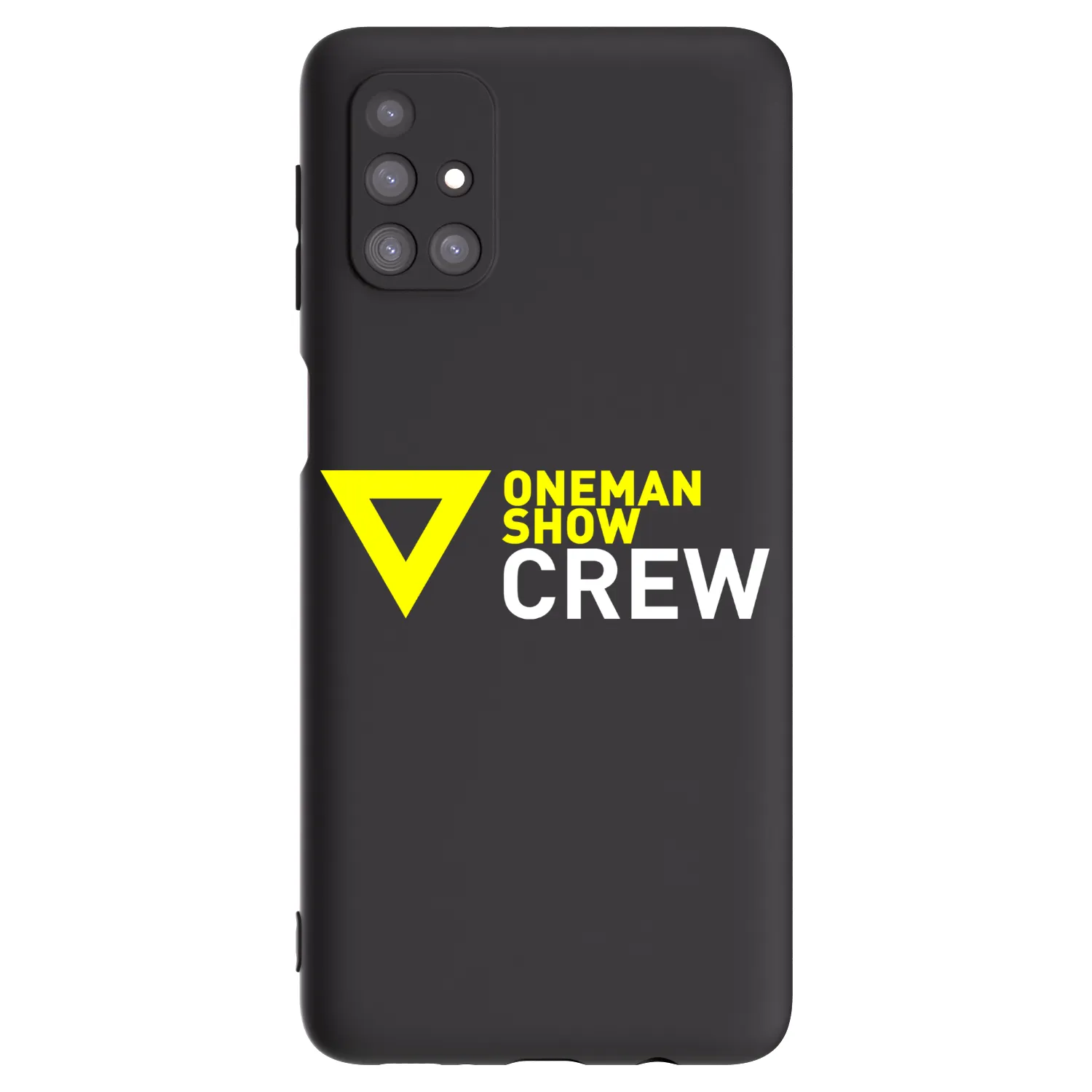 Picasee silikónový čierny obal pre Samsung Galaxy M31s - ONEMANSHOW CREW