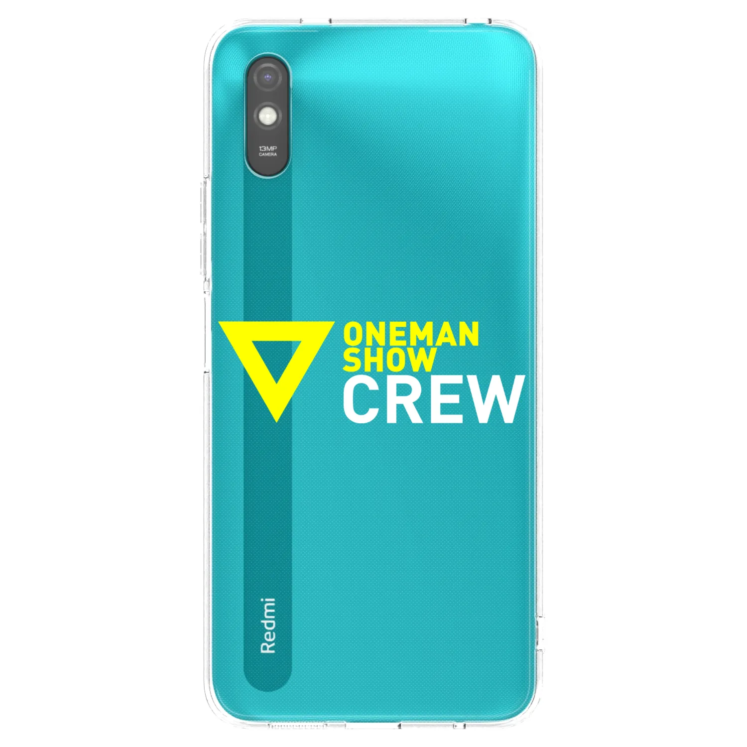 Picasee silikónový čierny obal pre Xiaomi Redmi 9A - ONEMANSHOW CREW