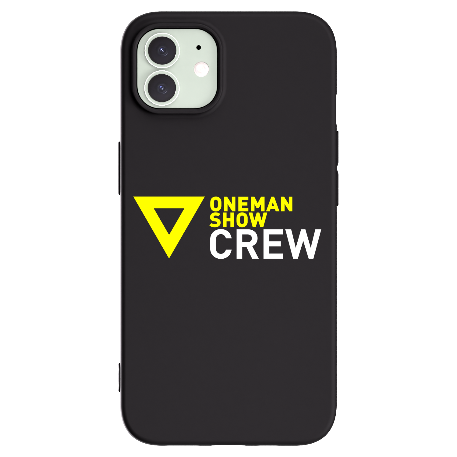 Silikónový čierny obal pre Apple iPhone 12 Pro - ONEMANSHOW CREW