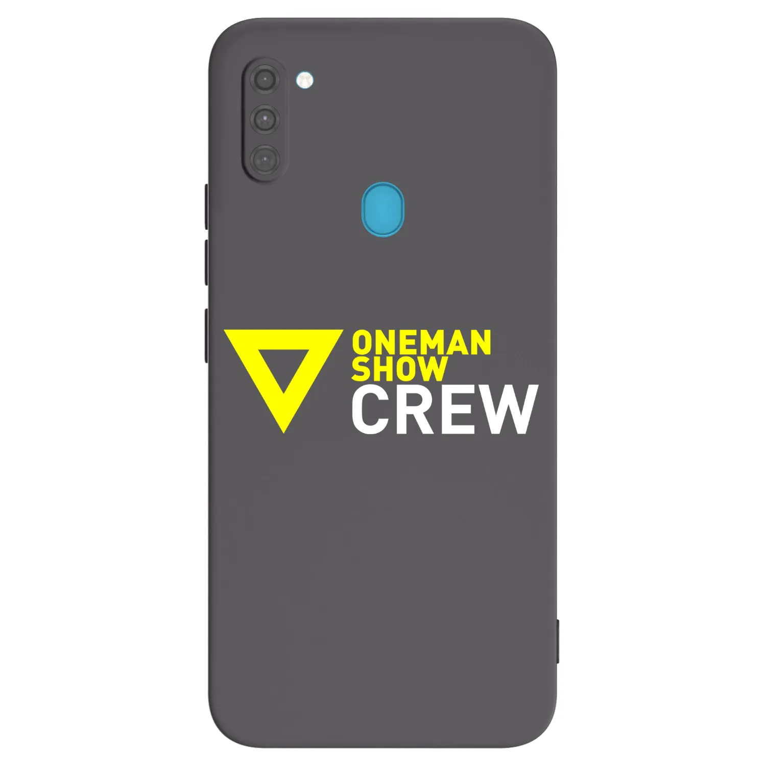 Picasee silikónový čierny obal pre Samsung Galaxy M11 - ONEMANSHOW CREW