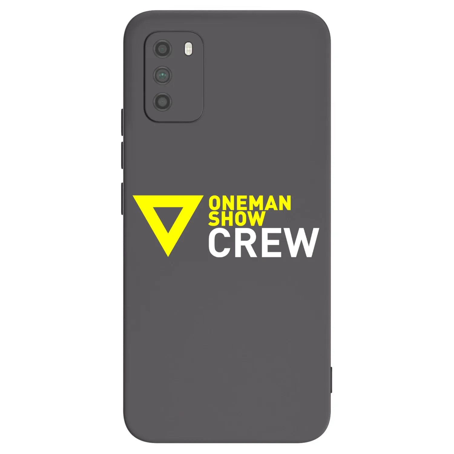 Picasee silikónový čierny obal pre Xiaomi Poco M3 - ONEMANSHOW CREW