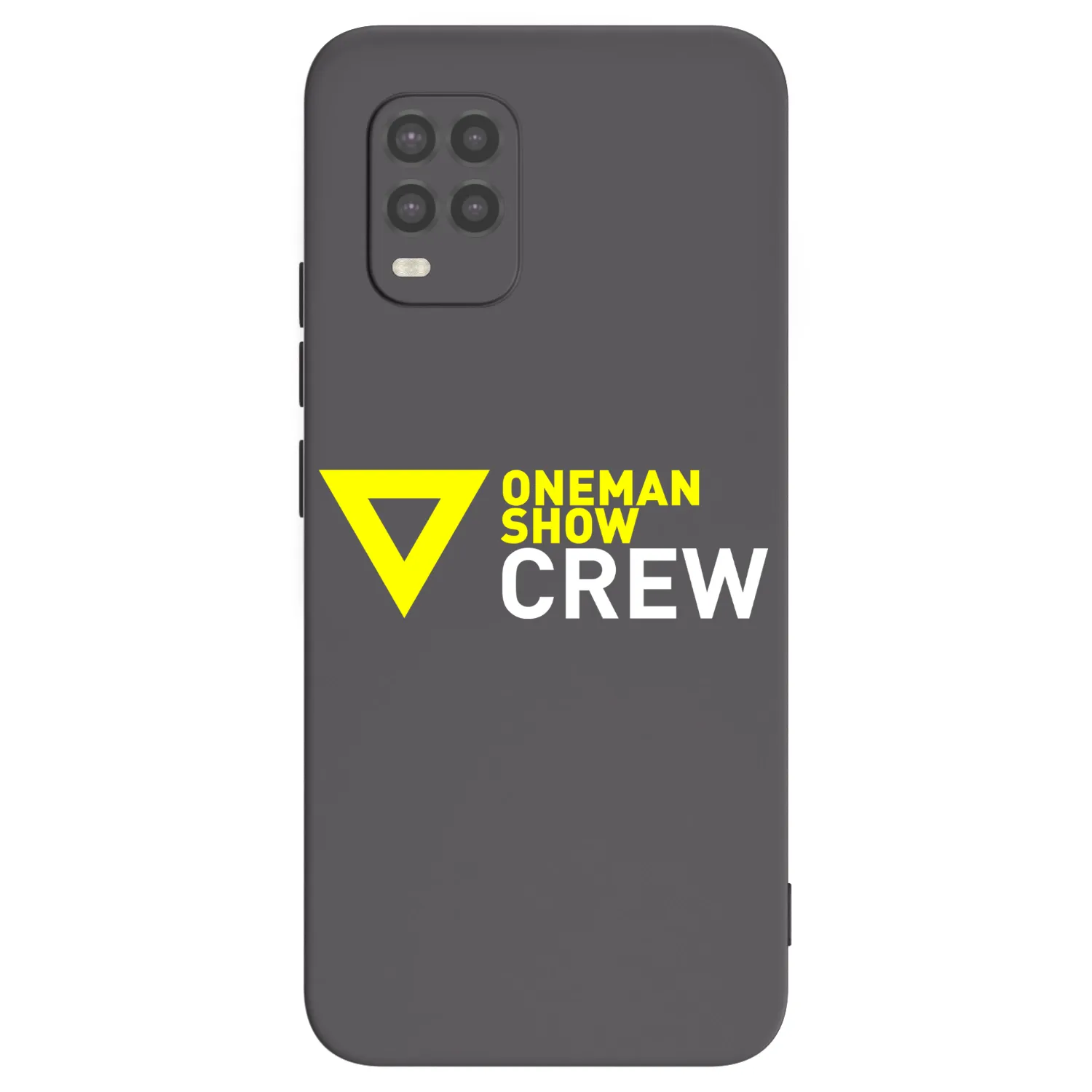 Picasee silikónový čierny obal pre Xiaomi Mi 10 Lite - ONEMANSHOW CREW