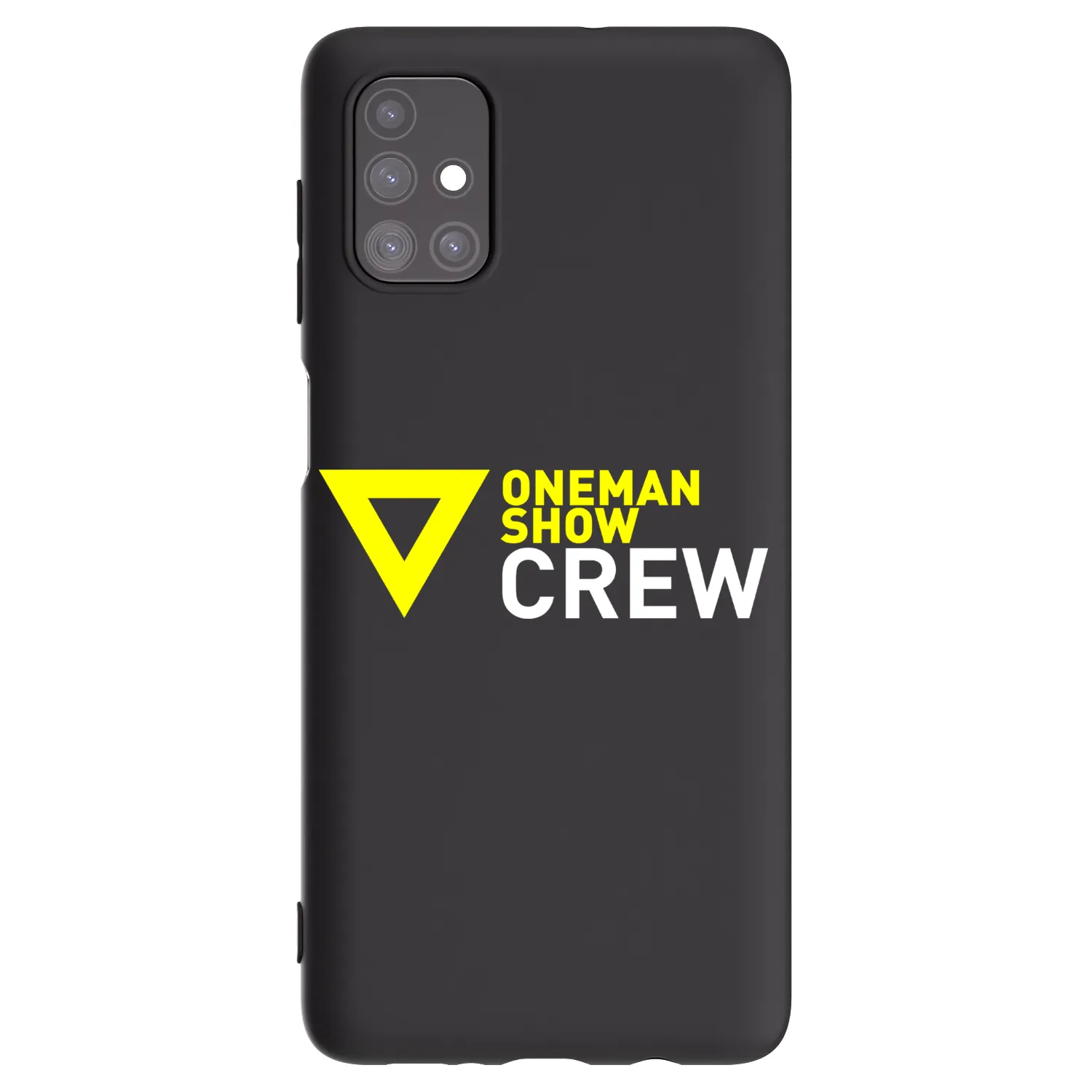 Picasee silikónový čierny obal pre Samsung Galaxy M51 M515F - ONEMANSHOW CREW