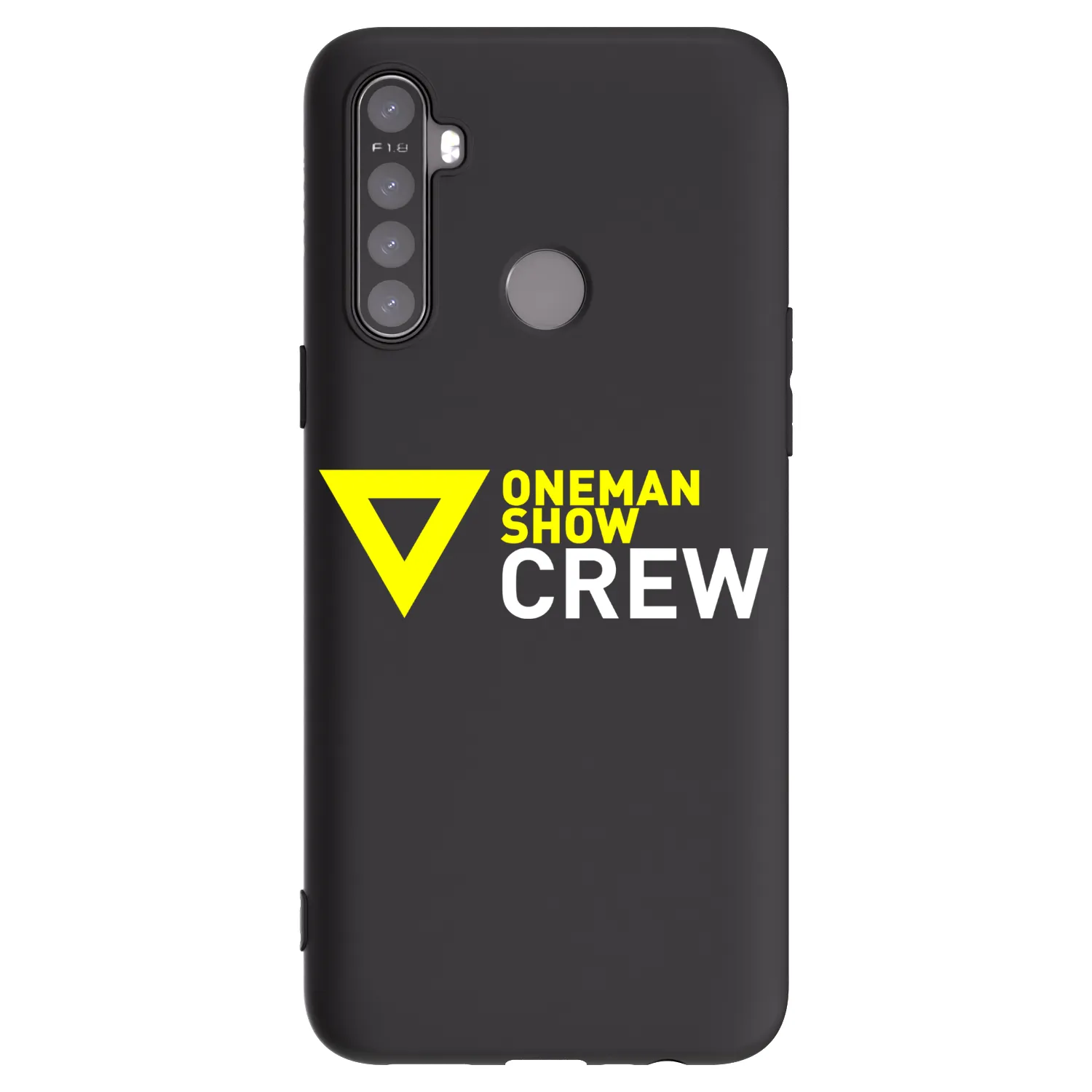 Picasee silikónový čierny obal pre Realme 6i - ONEMANSHOW CREW