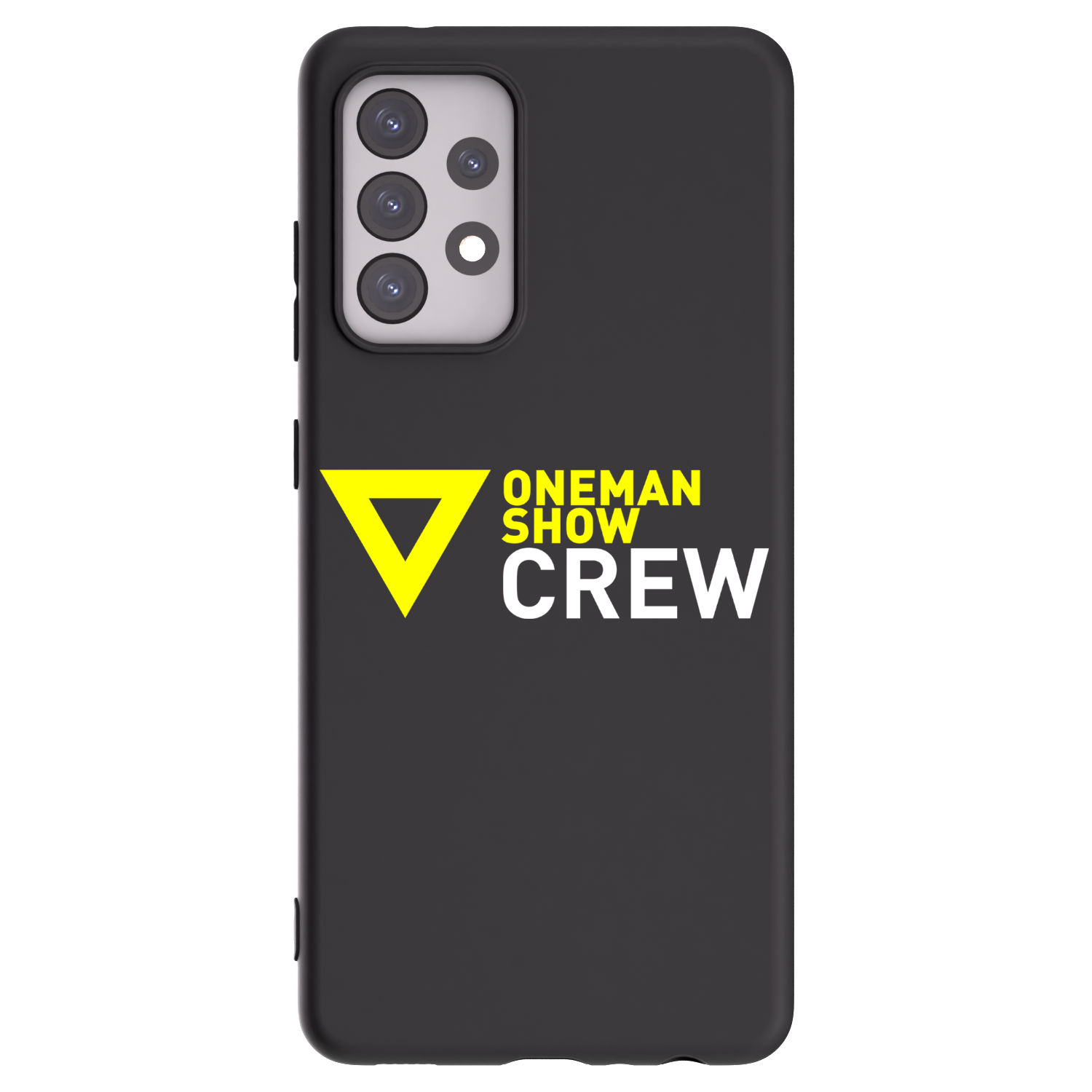 Picasee silikónový čierny obal pre Samsung Galaxy A52 5G A525F - ONEMANSHOW CREW