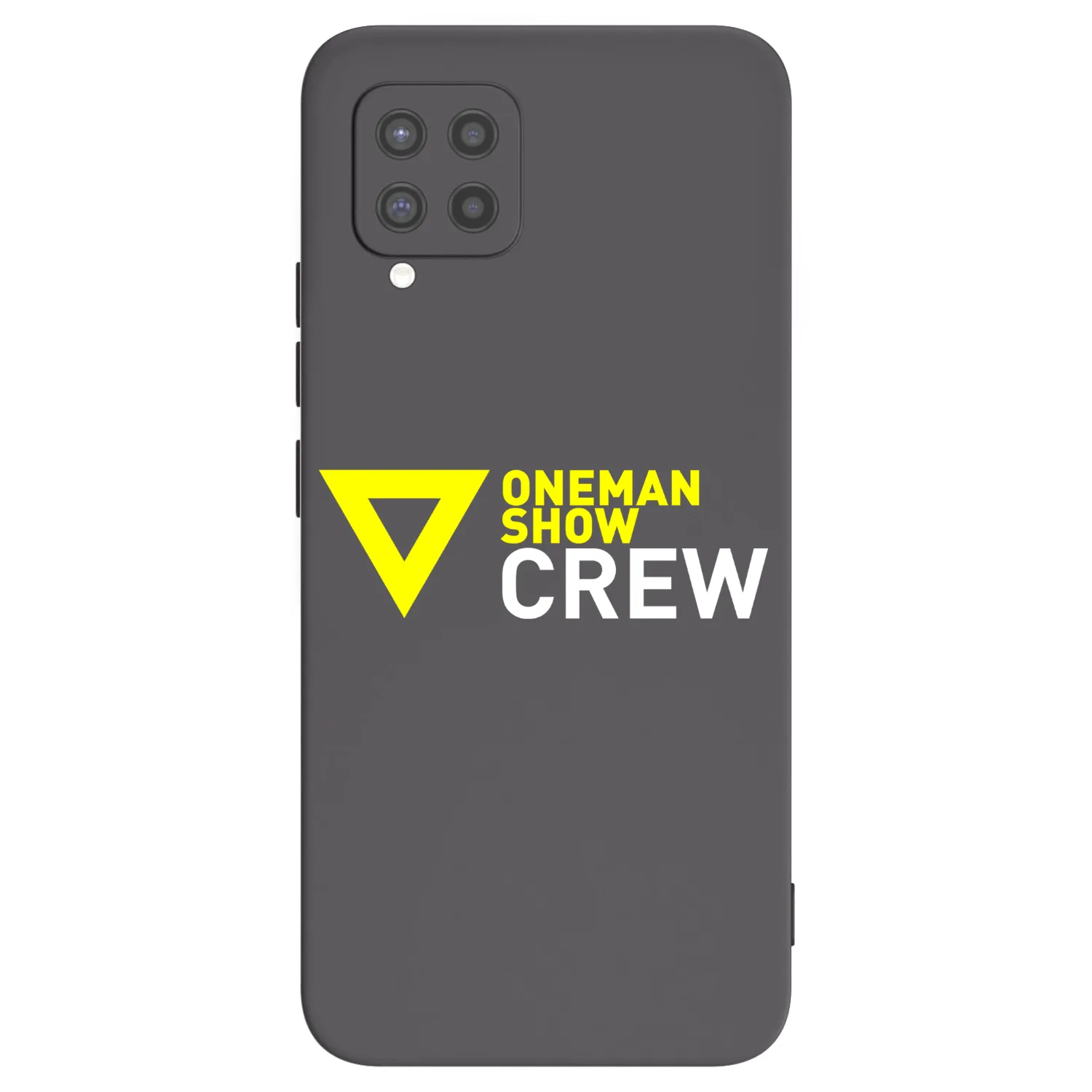 Picasee silikónový čierny obal pre Samsung Galaxy A42 A426B - ONEMANSHOW CREW
