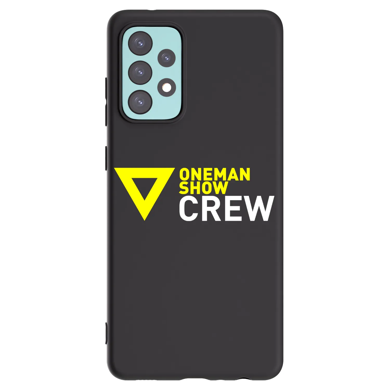 Silikónový čierny obal pre Samsung Galaxy A72 A725F - ONEMANSHOW CREW