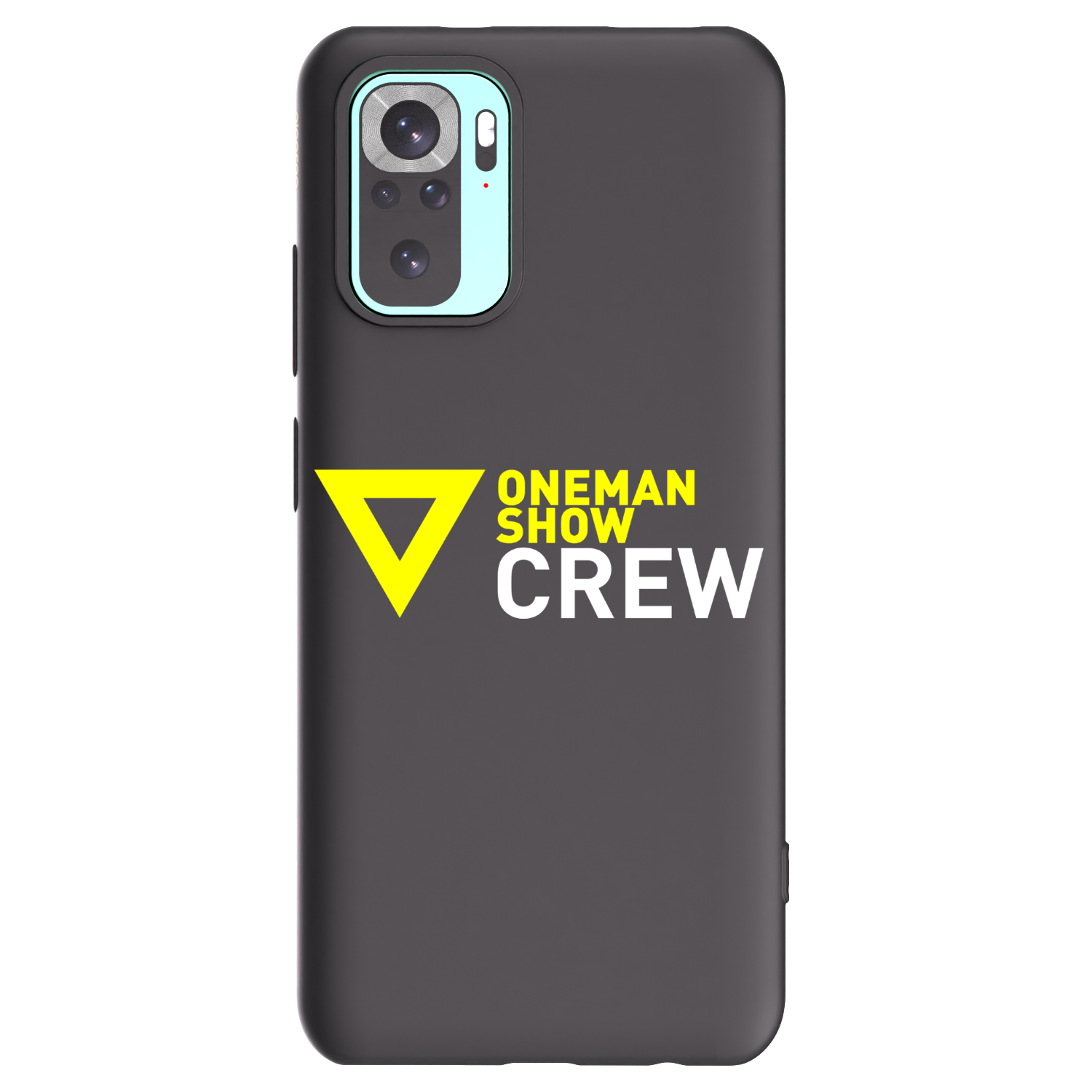Picasee silikónový čierny obal pre Xiaomi Redmi Note 10 Pro - ONEMANSHOW CREW