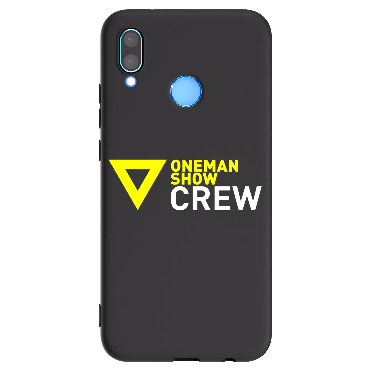 Picasee silikónový čierny obal pre Huawei P20 Lite - ONEMANSHOW CREW