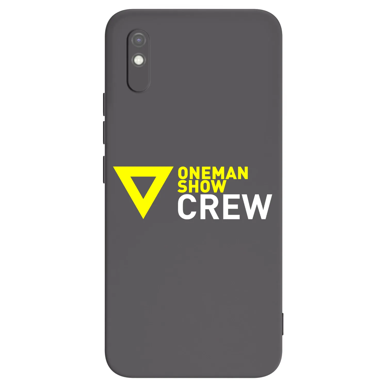 Picasee silikónový čierny obal pre Xiaomi Redmi 9AT - ONEMANSHOW CREW