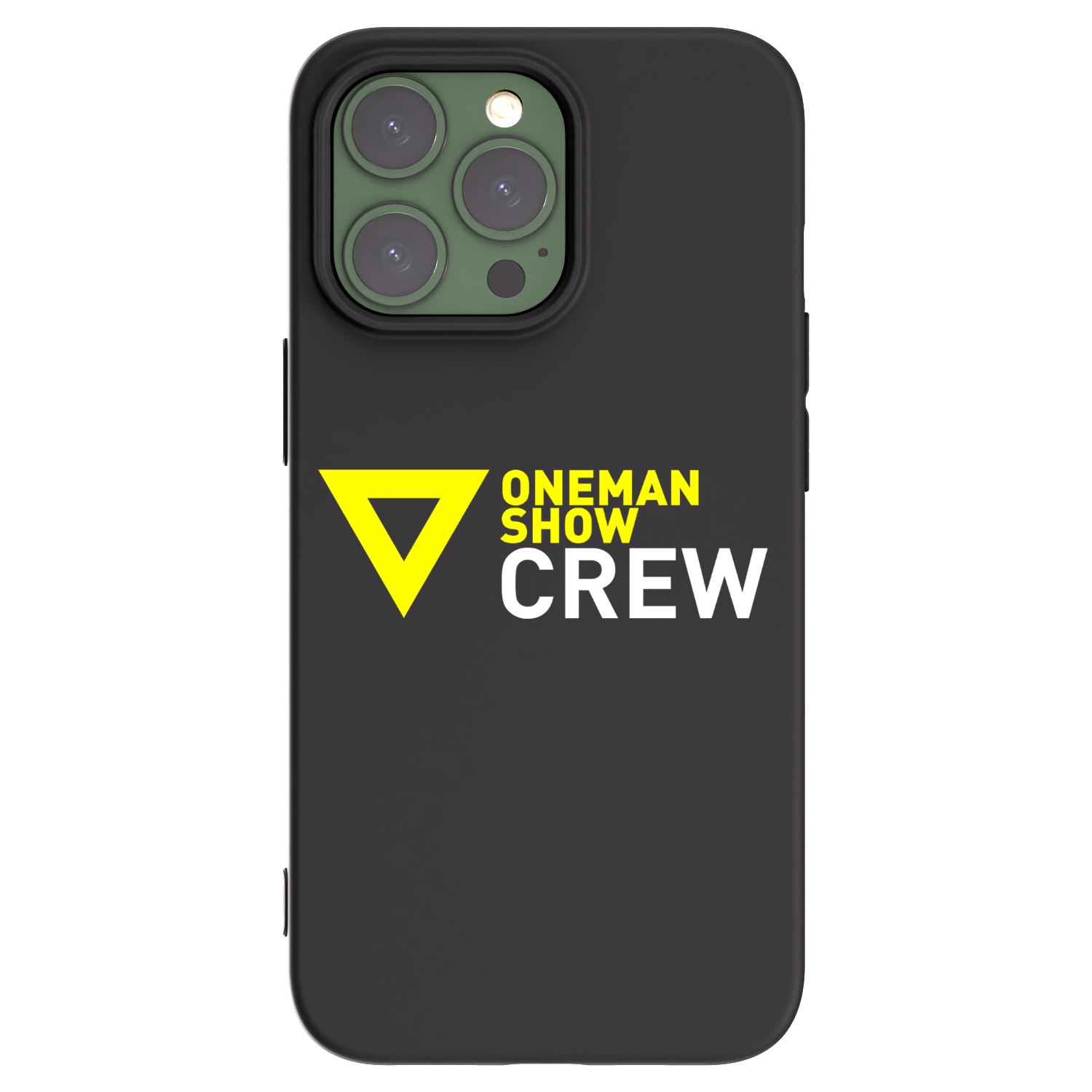 Picasee silikónový čierny obal pre Apple iPhone 13 Pro - ONEMANSHOW CREW
