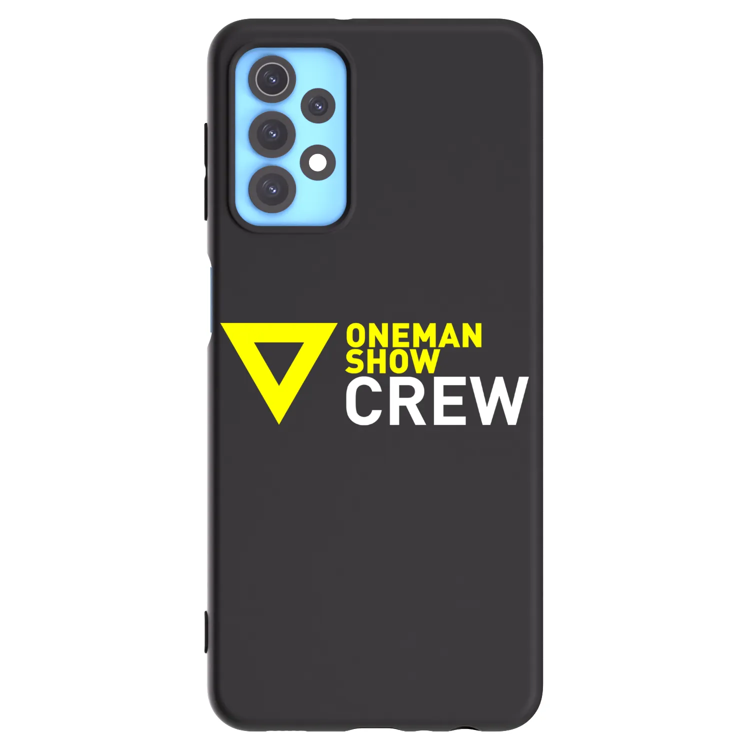 Picasee silikónový čierny obal pre Samsung Galaxy A32 4G SM-A325F - ONEMANSHOW CREW