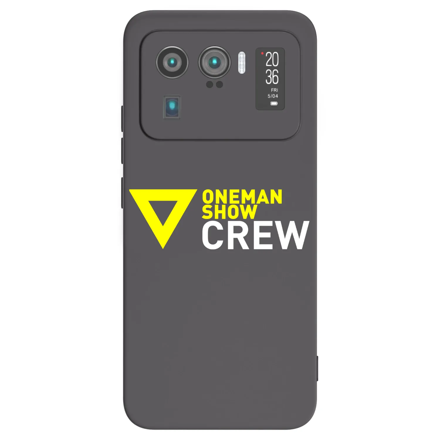 Picasee silikónový čierny obal pre Xiaomi Mi 11 Ultra - ONEMANSHOW CREW