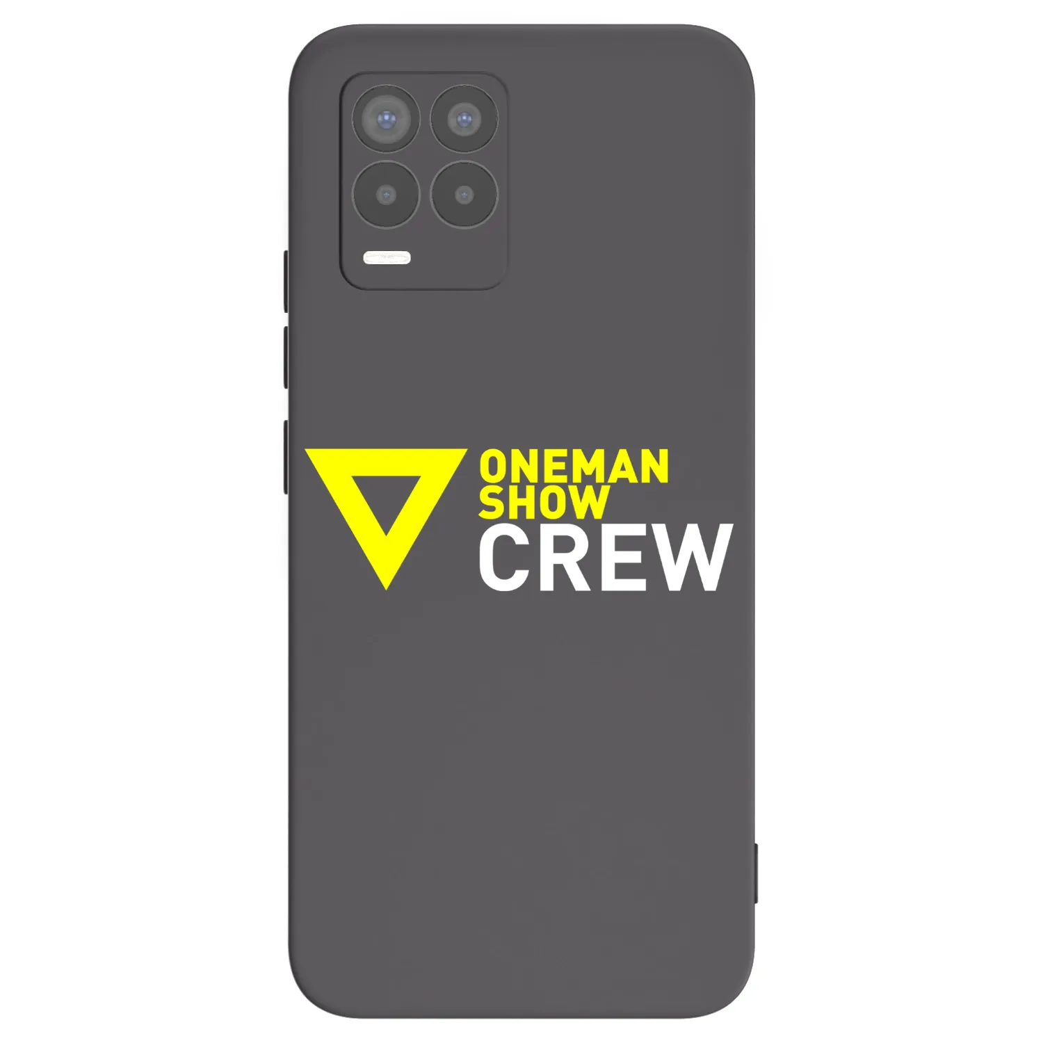 Picasee silikónový čierny obal pre Realme 8 4G - ONEMANSHOW CREW