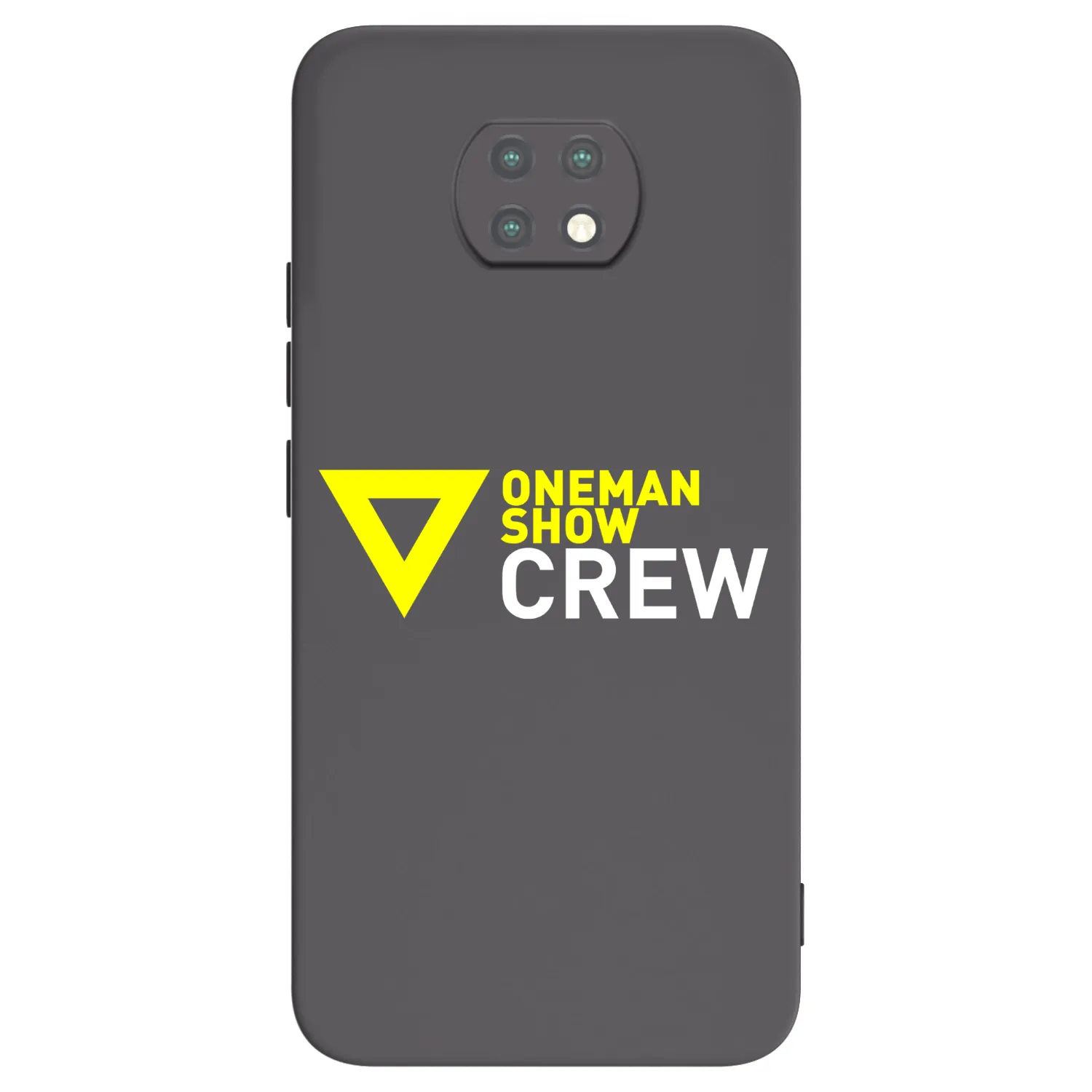 Picasee silikónový čierny obal pre Xiaomi Redmi Note 9T - ONEMANSHOW CREW