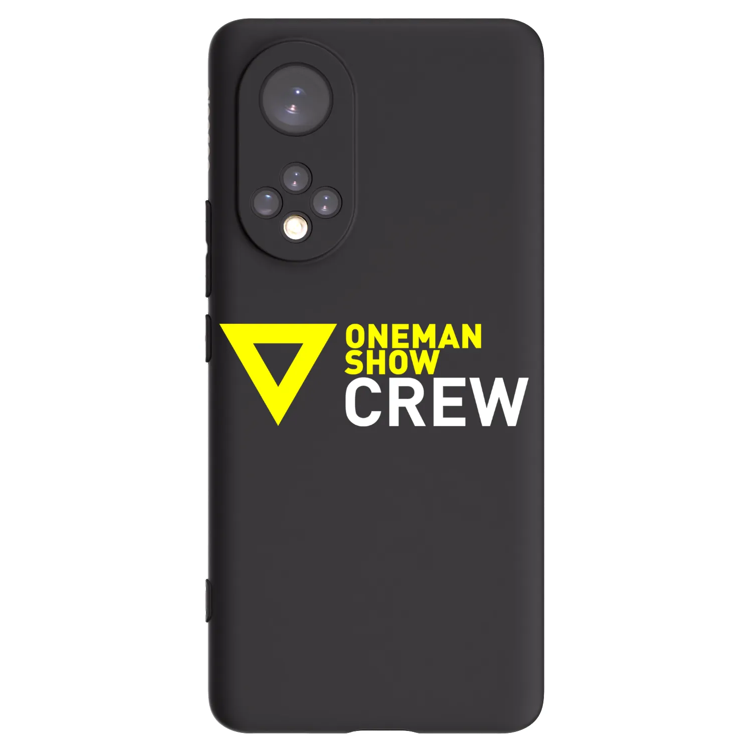 Picasee silikónový čierny obal pre Huawei Nova 9 - ONEMANSHOW CREW