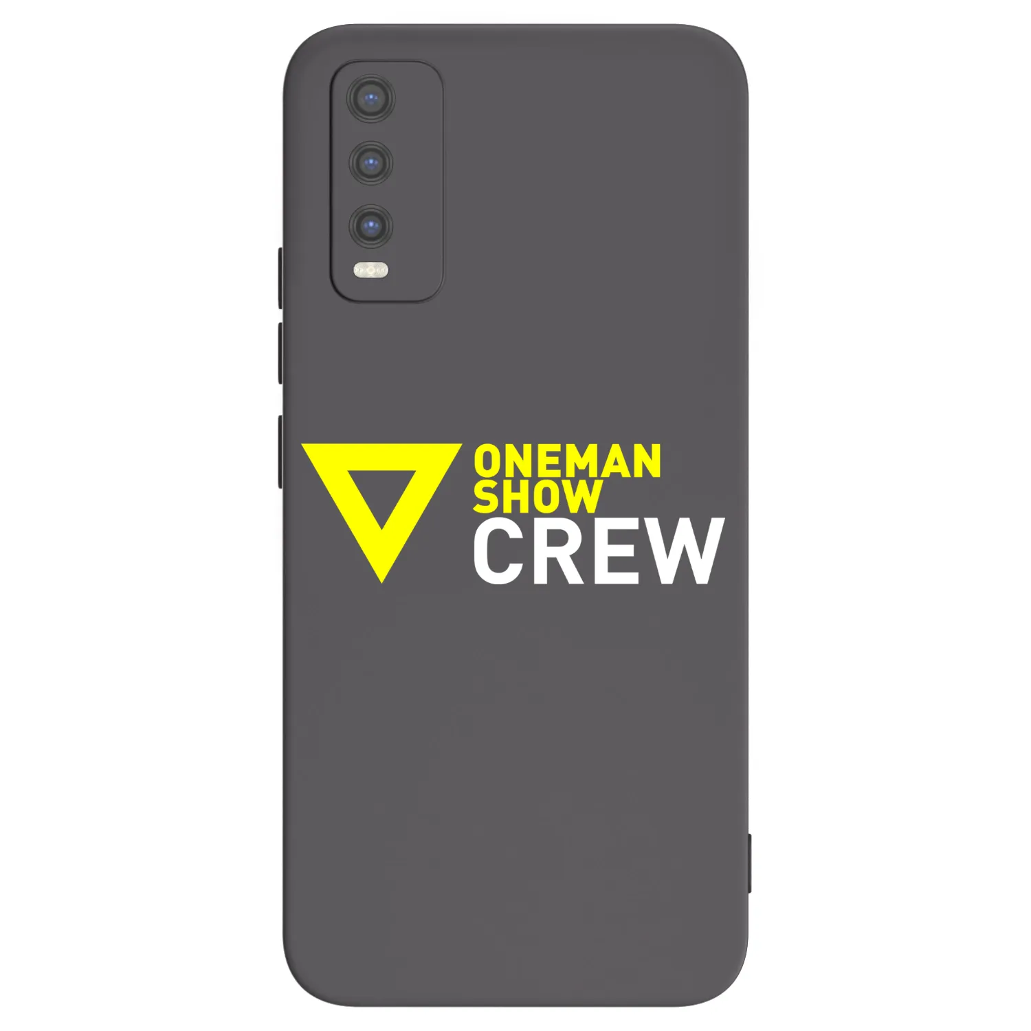 Picasee silikónový čierny obal pre Vivo Y20s - ONEMANSHOW CREW