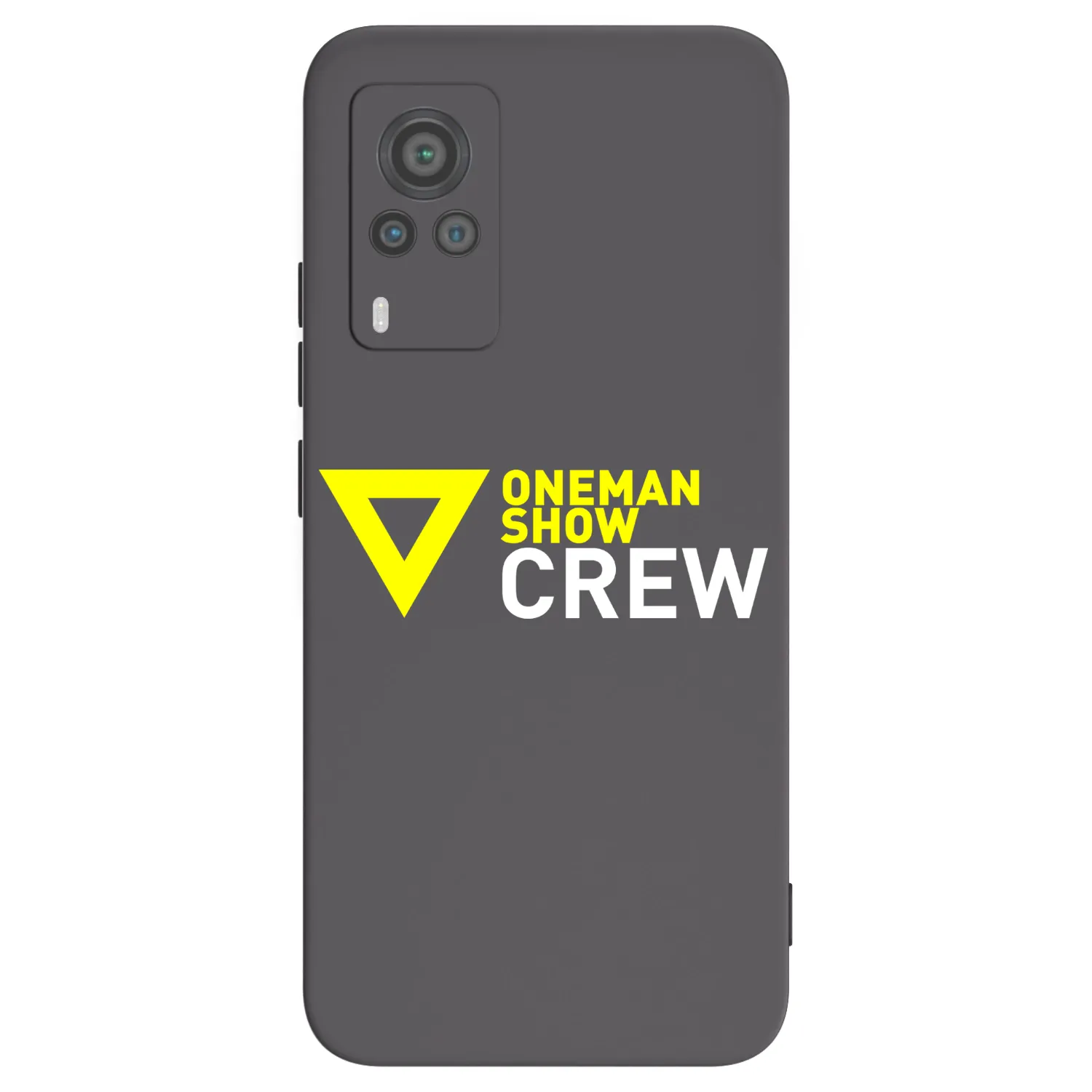Picasee silikónový čierny obal pre Vivo X60 Pro 5G - ONEMANSHOW CREW