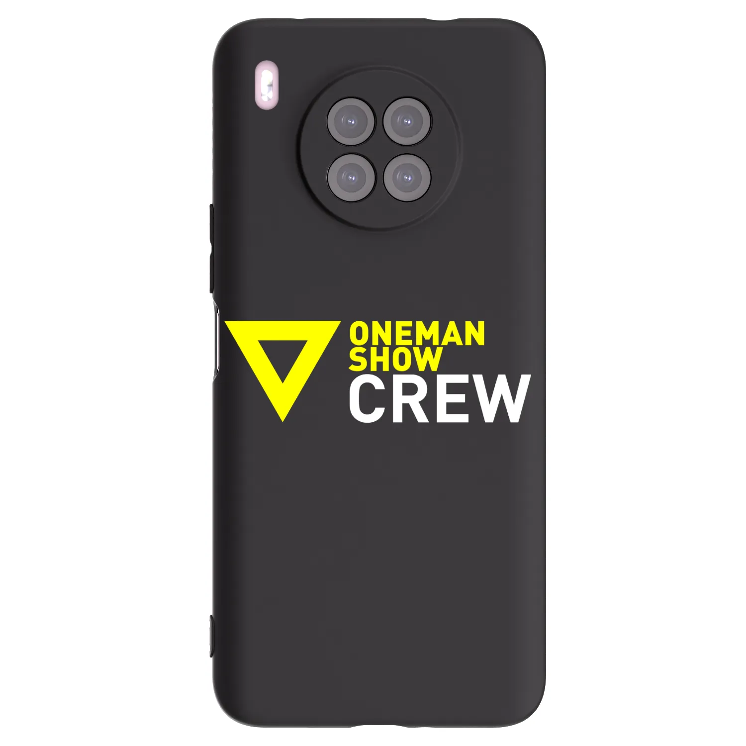 Picasee silikónový čierny obal pre Huawei Nova 8i - ONEMANSHOW CREW