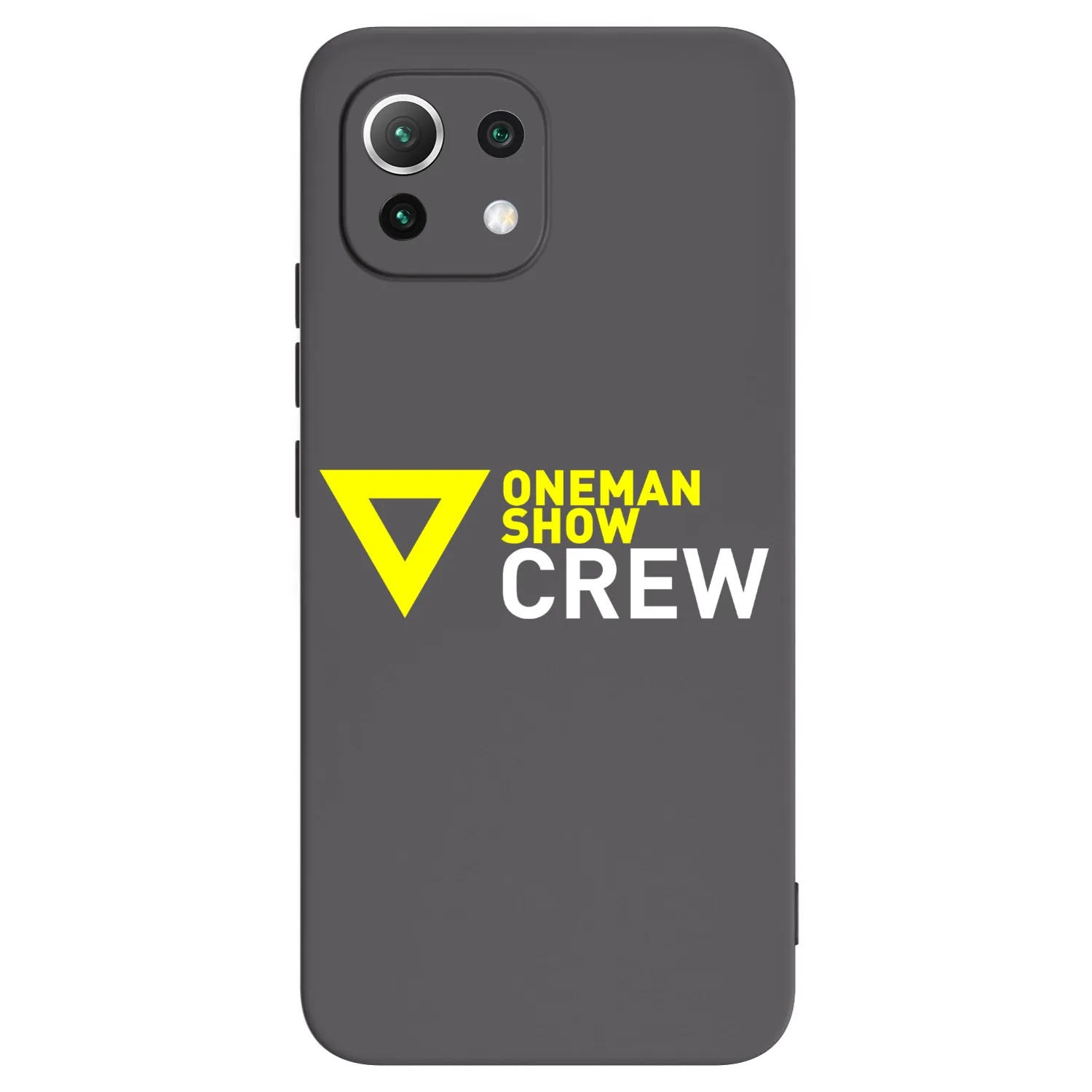 Picasee silikónový čierny obal pre Xiaomi 11 Lite 5G NE - ONEMANSHOW CREW