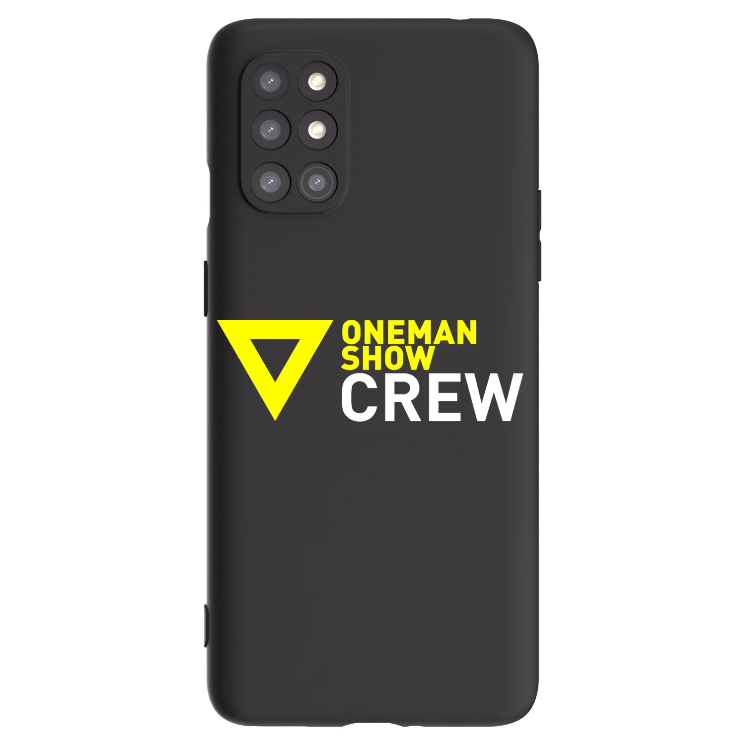 Picasee silikónový čierny obal pre OnePlus 8T - ONEMANSHOW CREW