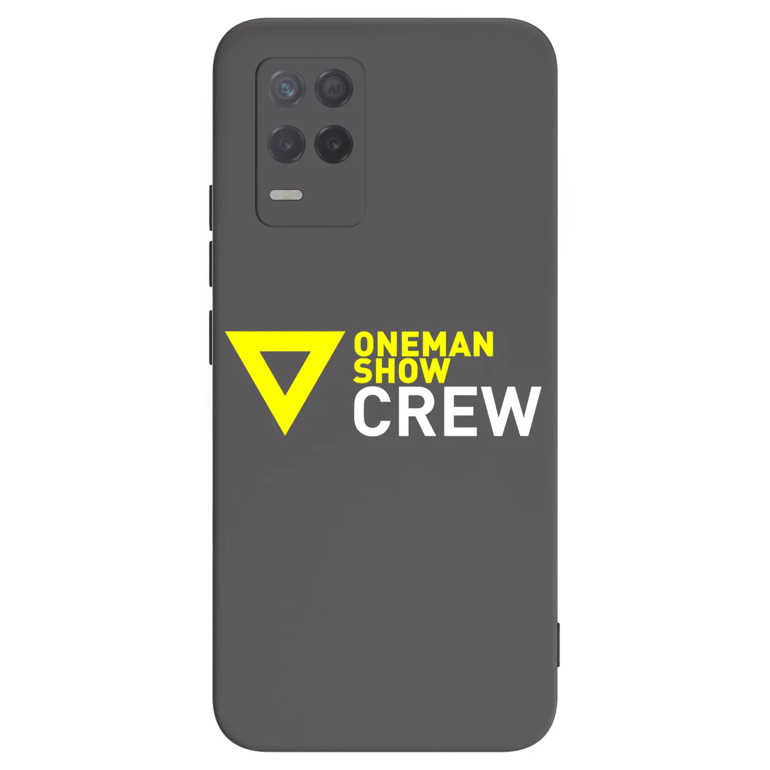 Picasee silikónový čierny obal pre Realme 8 5G - ONEMANSHOW CREW