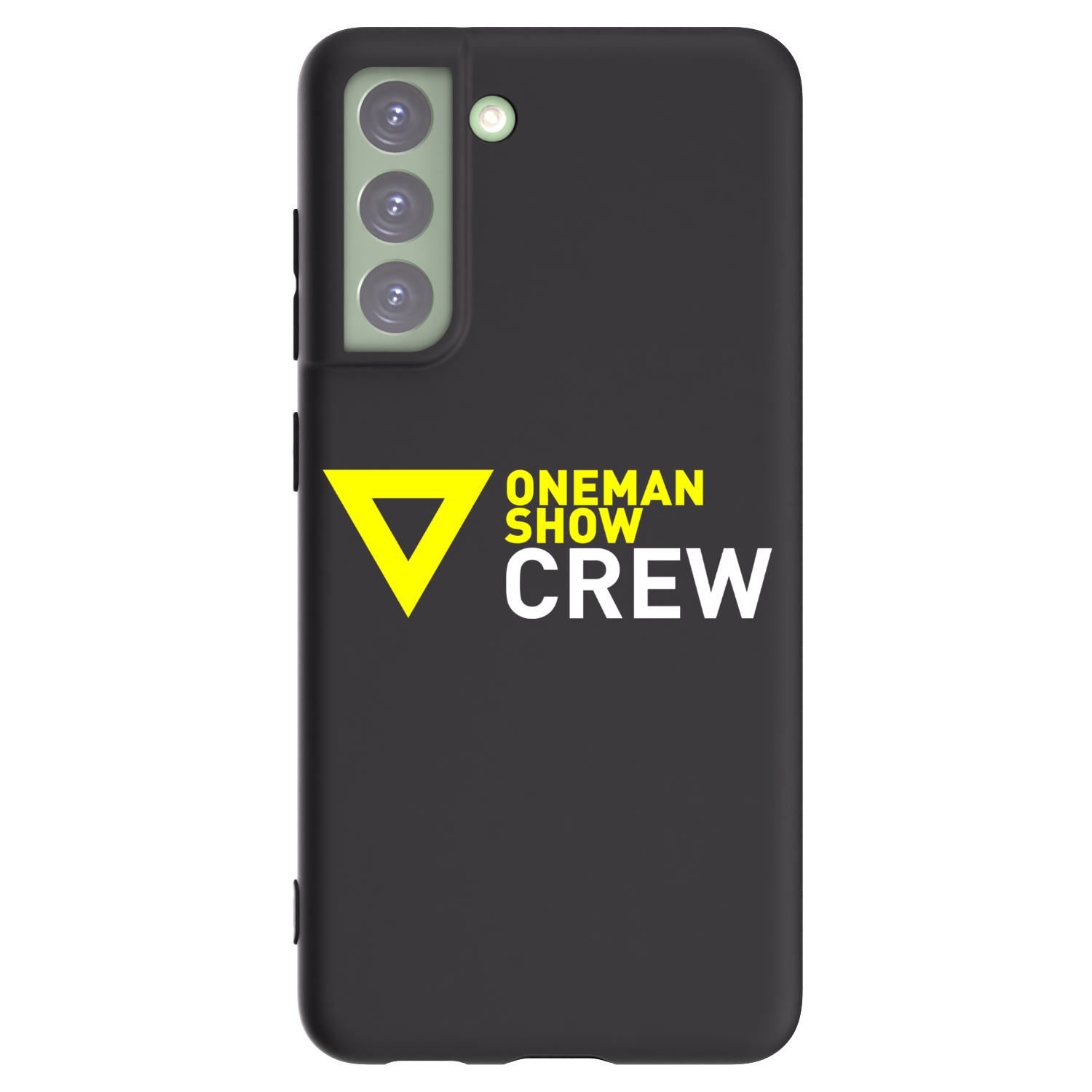 Picasee silikónový čierny obal pre Samsung Galaxy S21 FE 5G - ONEMANSHOW CREW