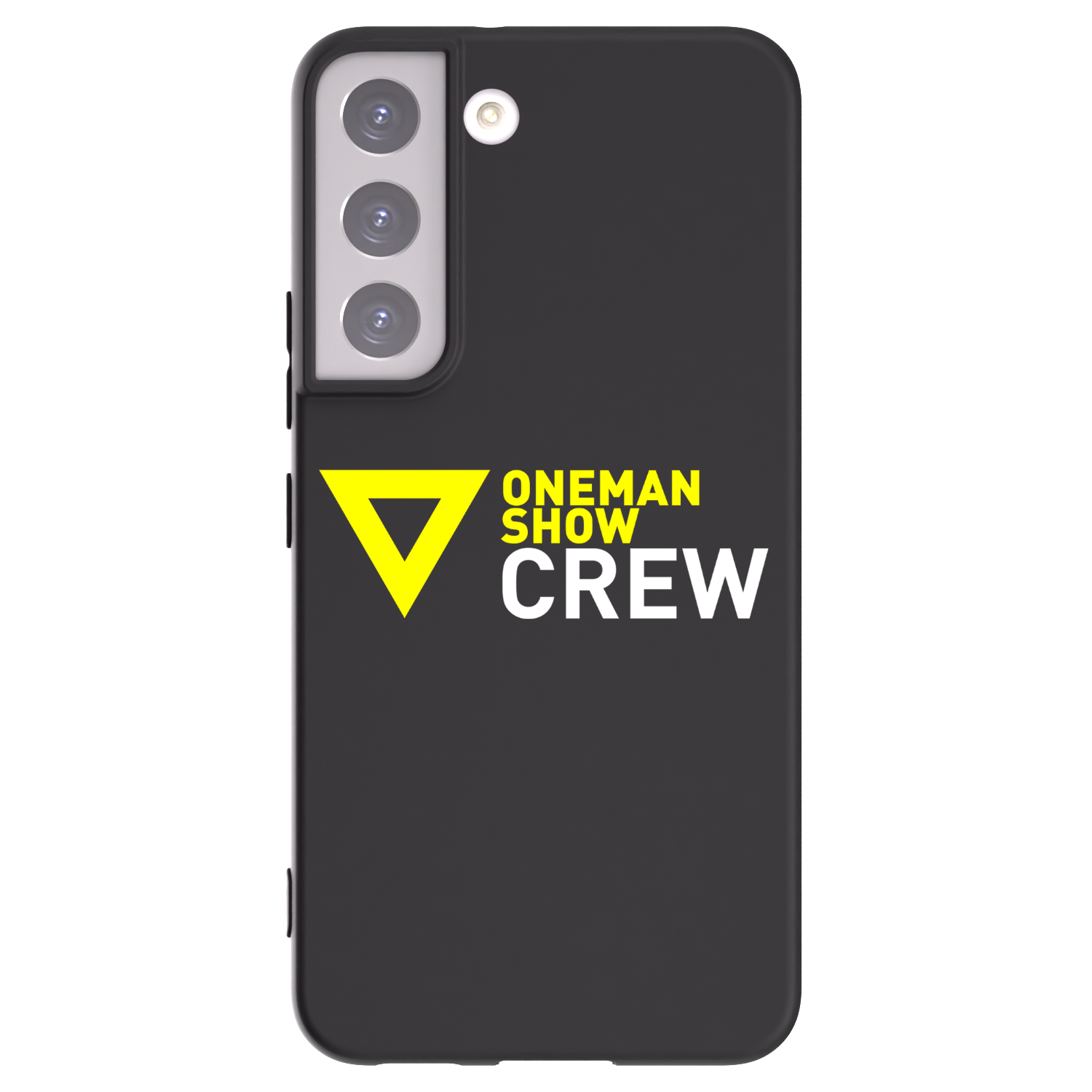 Picasee silikónový čierny obal pre Samsung Galaxy S22 5G - ONEMANSHOW CREW