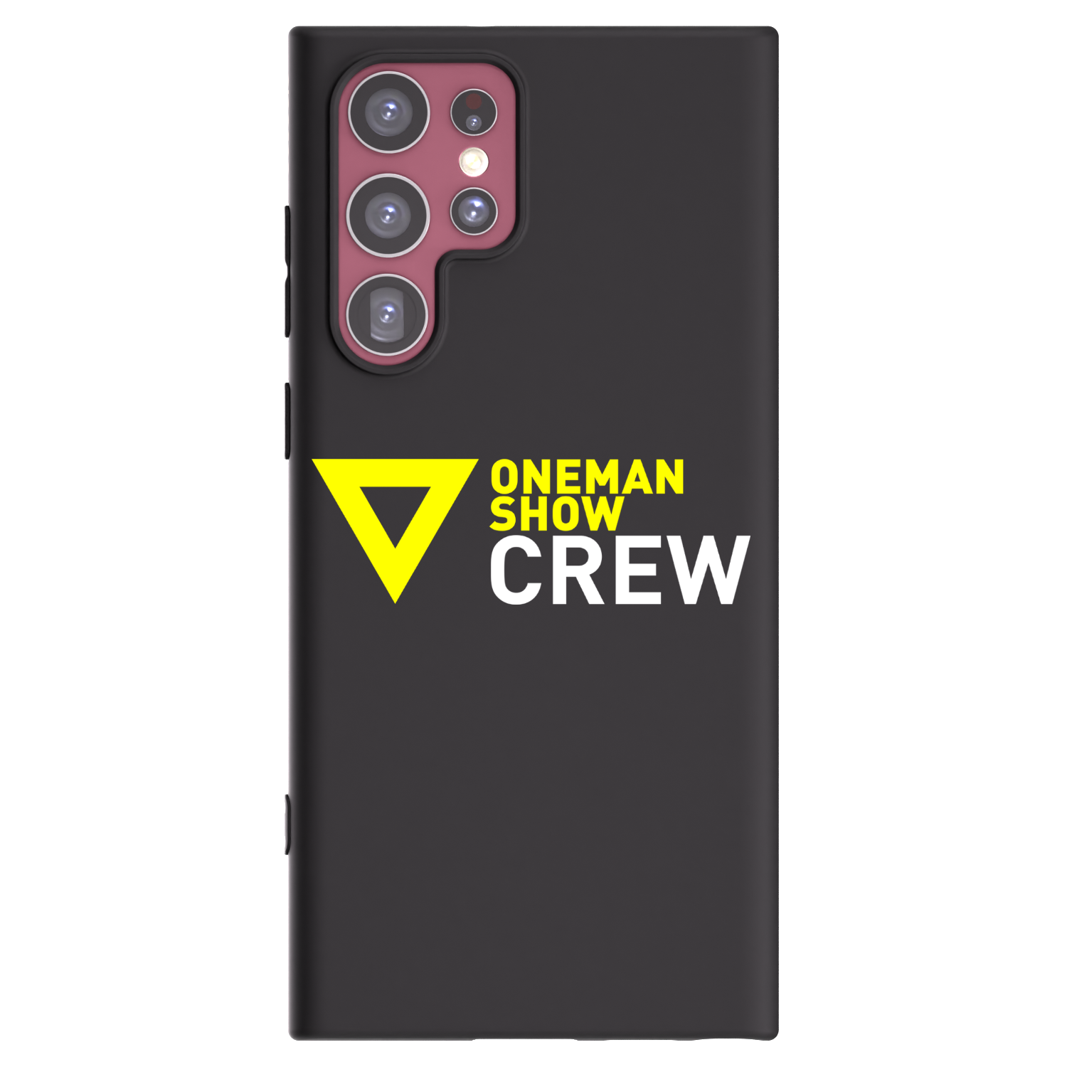 Picasee silikónový čierny obal pre Samsung Galaxy S22 Ultra 5G - ONEMANSHOW CREW
