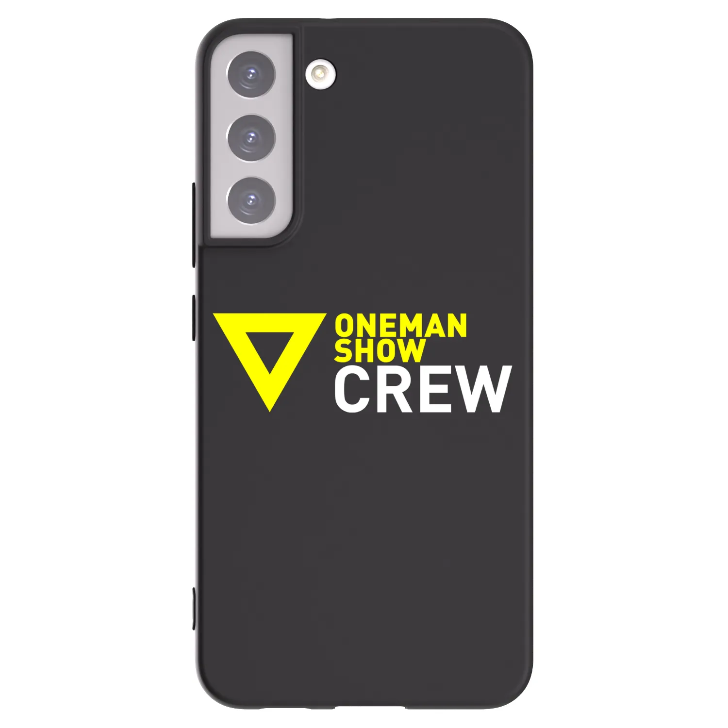 Picasee silikónový čierny obal pre Samsung Galaxy S22+ 5G - ONEMANSHOW CREW