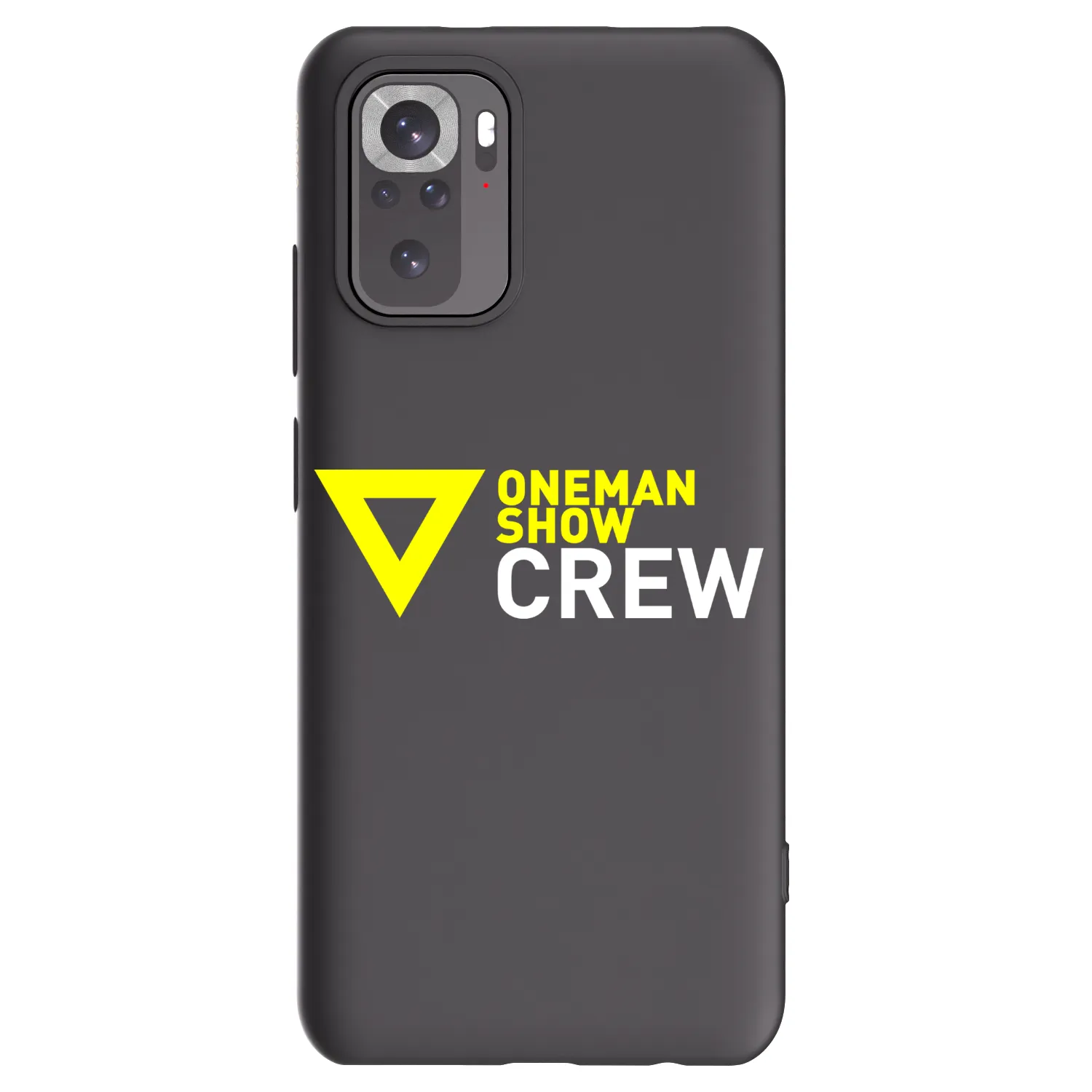 Picasee silikónový čierny obal pre Xiaomi Redmi Note 11S 4G - ONEMANSHOW CREW