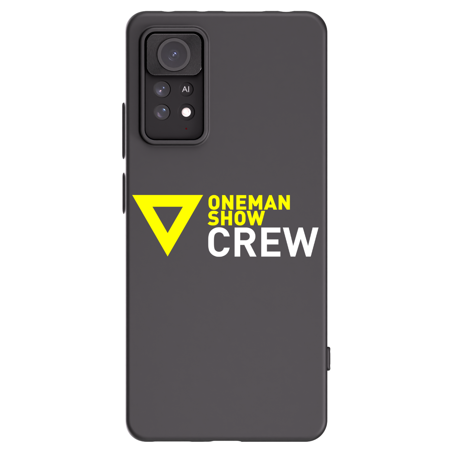 Picasee silikónový čierny obal pre Xiaomi Redmi Note 11 Pro 5G - ONEMANSHOW CREW