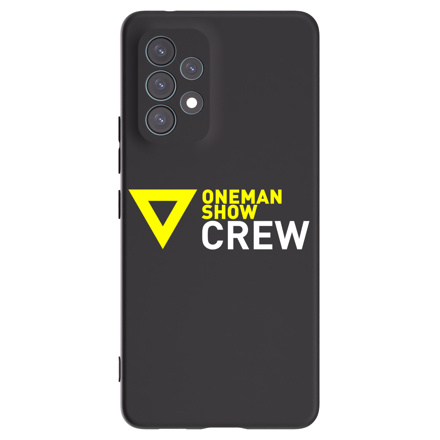 Picasee silikónový čierny obal pre Samsung Galaxy A53 5G A536 - ONEMANSHOW CREW